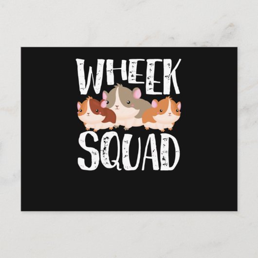 Guinea pig squad briefkaart (Voorkant)