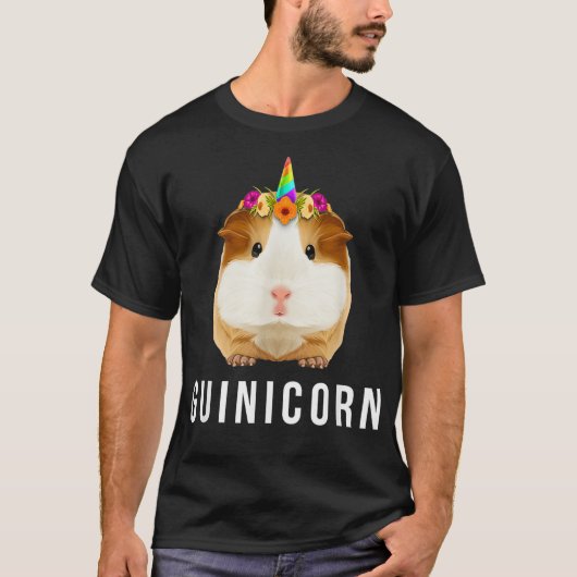 Guinea Pig Unicorn Guinicorn Clothing Accessories  T-shirt (Voorkant)