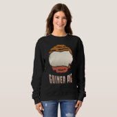 Guinea Pig Vintage Retro Classic Animal Sunset Trui (Voorkant volledig)