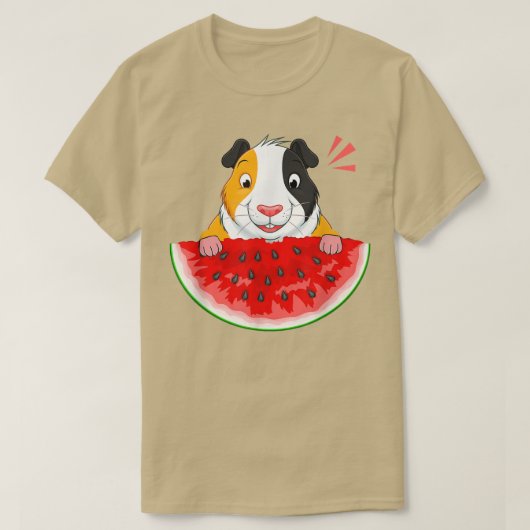 Guinea pig watermelon601 t-shirt (Design voorkant)