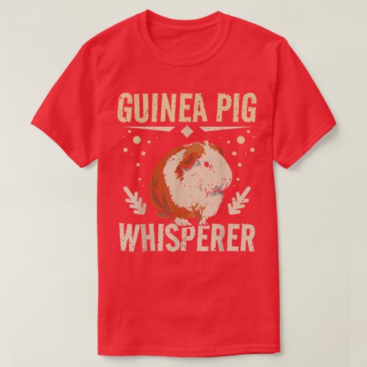 Guinea pig whisperer 623 t-shirt (Design voorkant)