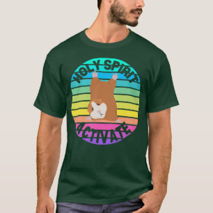 GUINEA PIG Yoga HOLY SPIRIT ACTIVATE Funny Yoga Po T-shirt