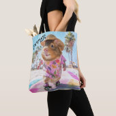 Guinea Pig Zipper In Pink With Style & Sass  Tote Bag (Dichtbij)