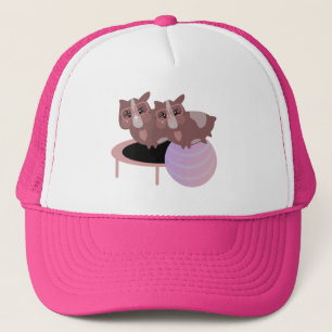 Guinea Pigs Fitness Funny Design Trucker Pet