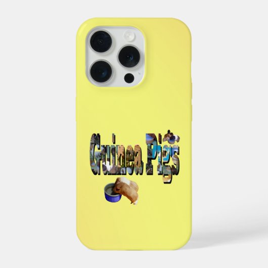 Guinea Pigs Is The Word,  iPhone Hoesje (Achterkant)
