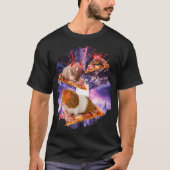 Guinea Pigs With Laser Eyes I Laser Rodent Space P T-shirt (Voorkant)