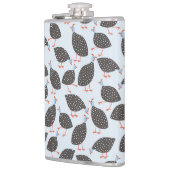 Guineafowl Fun Bird Pattern Heupfles (Links)