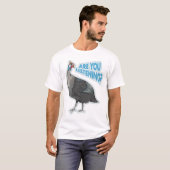 Guineafowl Funny loud bird cartoon T-shirt (Voorkant volledig)
