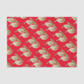 Guineas Buff Dundotte Fowl Tissuepapier (Voorkant)