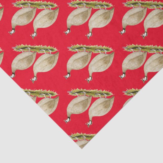 Guineas Buff Dundotte Fowl Tissuepapier (Detail)