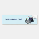 Guineas Drie Bumpersticker (Voorkant)