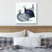 Guineas Drie Canvas Afdruk (Insitu (Slaapkamer))