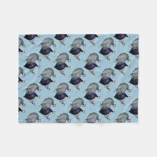 Guineas Drie Fleece Deken (Voorkant (Horizontaal))