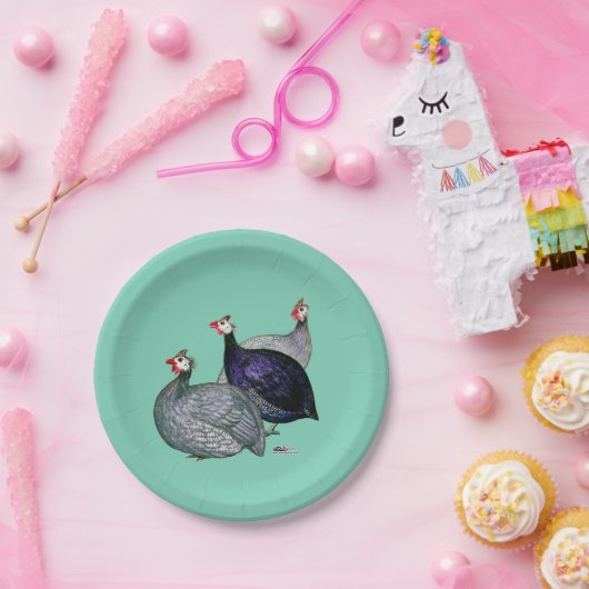 Guineas Drie Papieren Bordje (Feest)