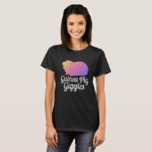 Guineas Lovers Gift Guinee Pig Giggles T-shirt (Voorkant volledig)