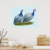 Guineas Slate Pair Poster (Keuken)