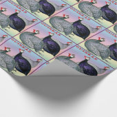 Guineas Three Fowl Cadeaupapier (Hoek)