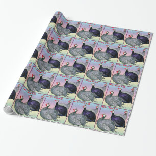 Guineas Three Fowl Cadeaupapier