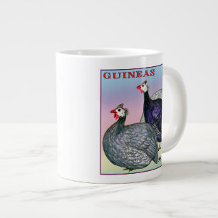 Guineas Three Fowl Grote Koffiekop