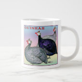 Guineas Three Fowl Grote Koffiekop (Rechts)
