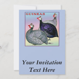 Guineas Three Fowl Kaart