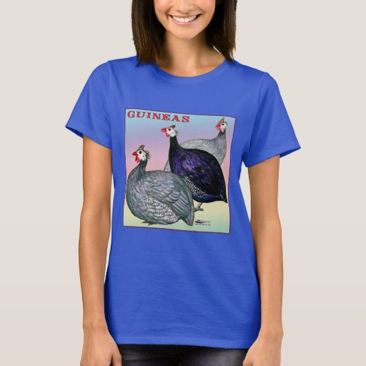 Guineas Three Fowl T-shirt (Voorkant)