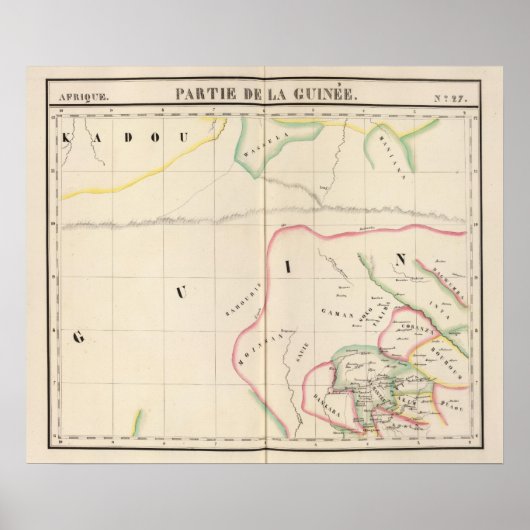 Guinee, Afrika Poster (Voorkant)