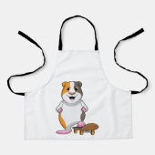 Guinee als Skater met skateboard Schort (Voorkant)