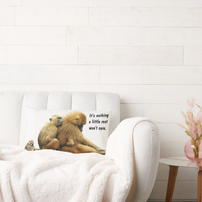 Guinee-Bavianen Kussen (Bank)