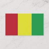 Guinee - Bedrijven Visitekaartje (Achterkant)
