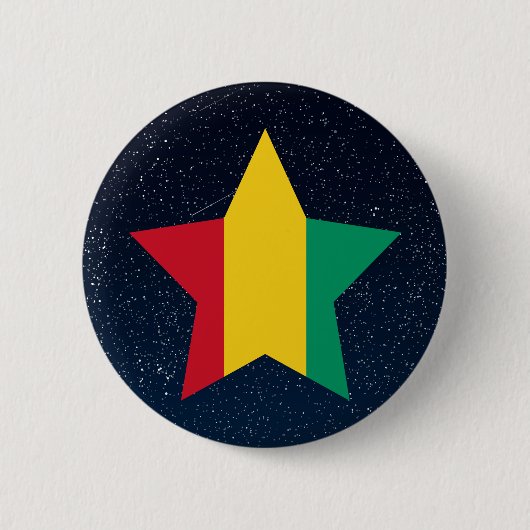 Guinee-Biskaje Ronde Button 5,7 Cm (Voorkant)