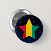 Guinee-Biskaje Ronde Button 5,7 Cm (Voorkant /achterkant)