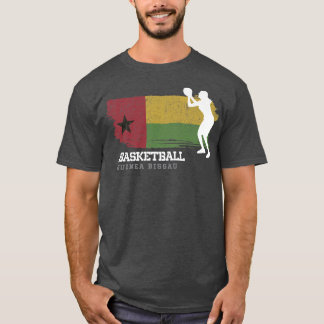 Guinee-Bissau Basketbalteam alle vrouwen Basketb T-shirt