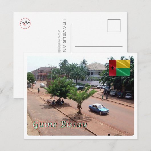 Guinee-Bissau - Bissau - City Center - Briefkaart (Voorkant / Achterkant)