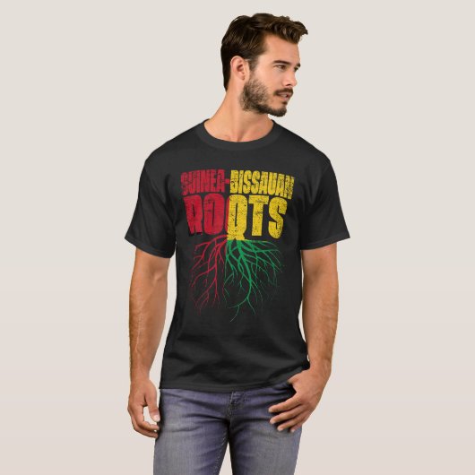 Guinee-Bissau - Erfgoedvlag van Guinee-Bissau T-shirt (Voorkant volledig)