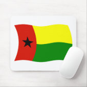 Guinee-Bissau Flag Mousepad Muismat (Met muis)