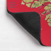 Guinee-Bissau-kaart Mousepad Muismat (Hoek)