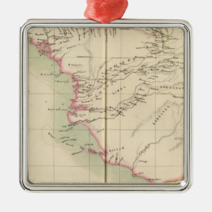 Guinee-Bissau, Sierra Leone, Afrika Metalen Ornament