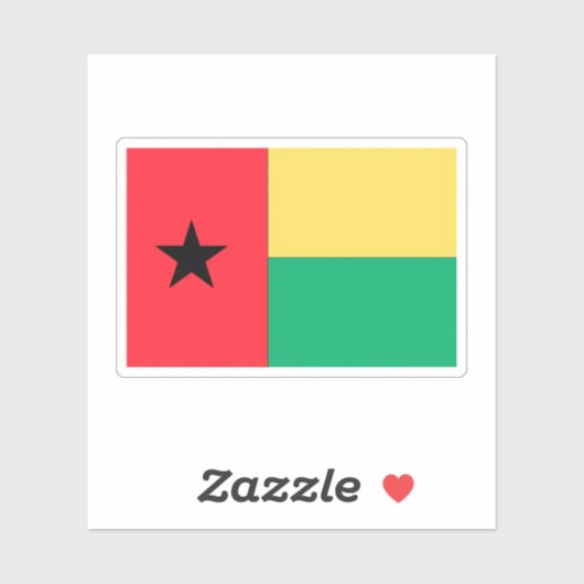 Guinee-Bissau Sticker (Vel)