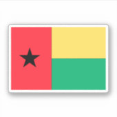 Guinee-Bissau Sticker (Voorkant)