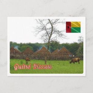 Guinee-Bissau - Village typique - Briefkaart