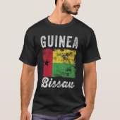 Guinee Bissau Vlag  Mannen Vrouwen Bissau Guin T-shirt (Voorkant)
