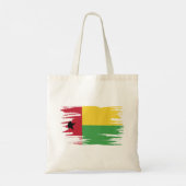 Guinee-Bissau - Vlaggenborstel Tote Bag (Achterkant)
