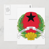 Guinee-Bissau wapenstilstand Briefkaart (Voorkant / Achterkant)