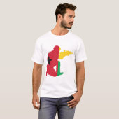 Guinee-Bissau-zegel T-shirt (Voorkant volledig)