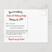 Guinee-Bissause Birthday Briefkaart (Achterkant)