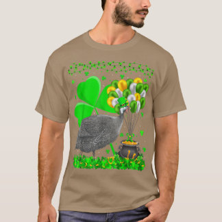 Guinee-Bissause vogel Lover Shamrock Guinea Fowl S T-shirt
