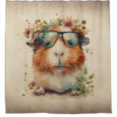 Guinee-Bissause Waterverf Douchegordijn (Voorkant)