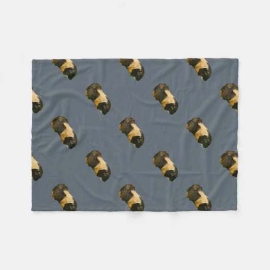 Guinee-Bisschop Fleece Deken (Voorkant (Horizontaal))