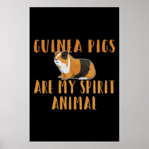 Guinee - cavia ' s zijn mijn gedistilleerde dieren poster